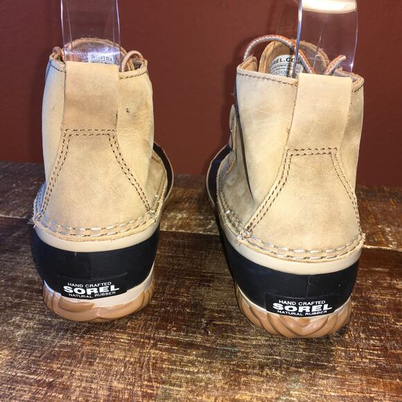 Sorel Out N About Plus Duck Rain Boot Bootie Womens 7.5 Waterproof Tan Gorpcore - Picture 5 of 12